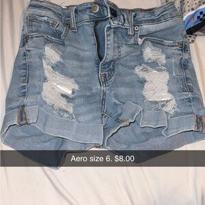 Aeropostale Blue Jean Shorts